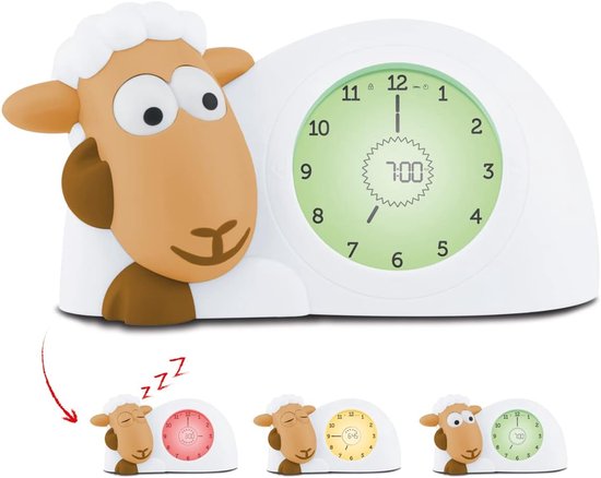 Kinderwekker met Nachtlampje en Educatieve Functies voor Kinderen van Alecto