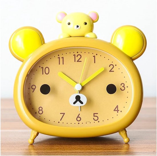 Kinderwekker - Nachtkastje Klok - Wakker Worden - Lichtgevend Lampje - 10x10 mm - A
