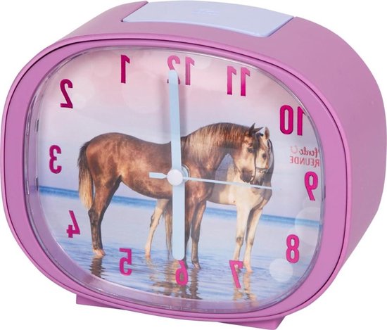 Kinderwekker Paarden - Paardenwekker Nachtlampje - Kinderkamer Decoratie - Met Geluid - Klein - Meerkleurig