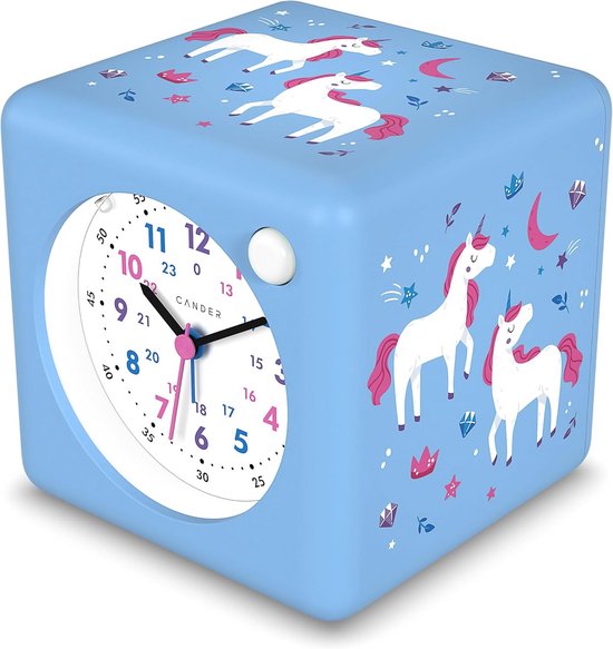Kinderwekker Stil met Lichtgevend Unicorn Design en Snooze Functie - Stil Loopt van Merkloos