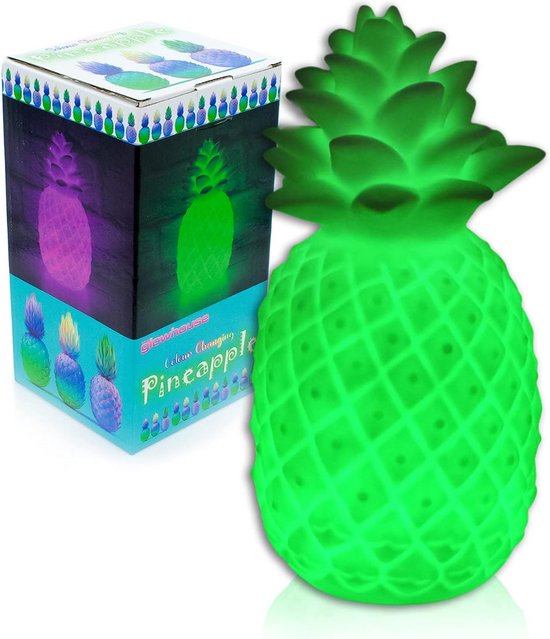 Kleur Veranderende Ananas Sfeerlamp voor Slaapkamer en Decoratie van Merkloos