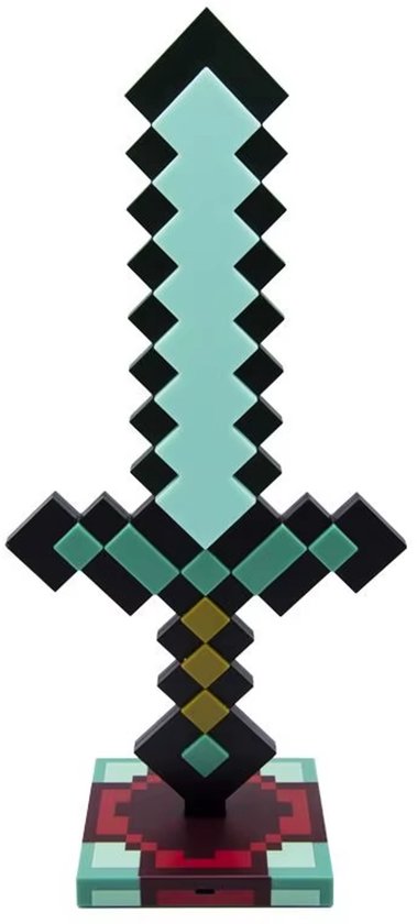 Kleurveranderend Diamant Zwaard Nachtlampje - LED Bureaulamp, Game Accessoire en Decoratief Ornament - Origineel Cadeau voor Gamers en Sfeerverlichting van Merkloos