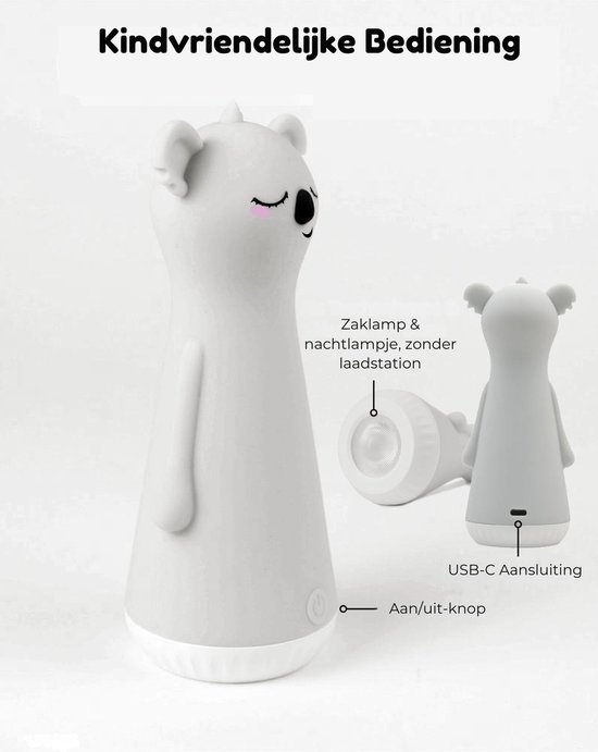 Koala zaklamp en nachtlampje 2-in-1 – een vertrouwd lichtje voor onderweg en bij het slapengaan van Robo Educational Toys