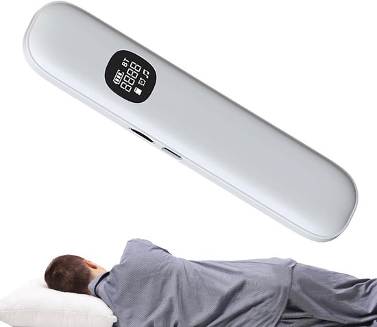 Kussen luidspreker - Audio kussen - Rustige slaap - Botgeleiding technologie - 157 cm - Wit