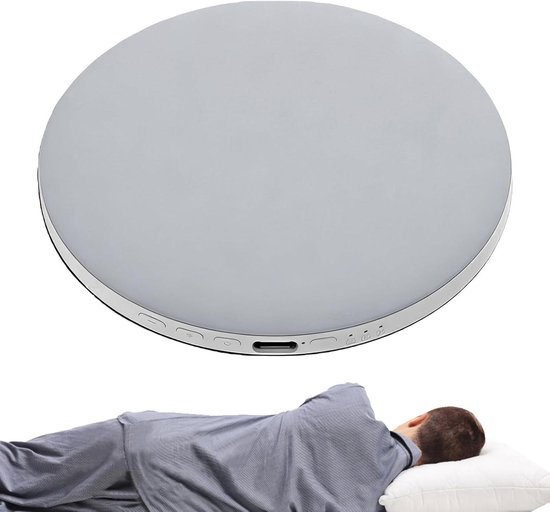 Kussen Luidspreker - Geluidsmachine Slaap - Verbeterde Slaap - Gericht Geluid - 97 cm - Mistgrijs