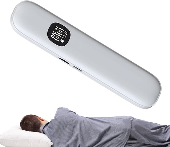 Kussen Luidspreker - Slaap Audio - Rustig Slapen - Beengeleidingstechnologie - 18.49 x 7.49 x 3.81 cm - Wit