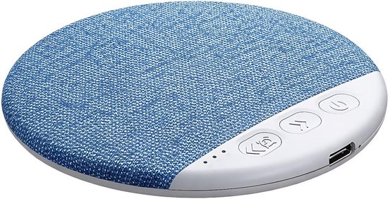 Kussen Speaker - Slaap Geluid - Ontspannen Slapen - Bluetooth 5.4 Connectie - 96 mm - Blauw