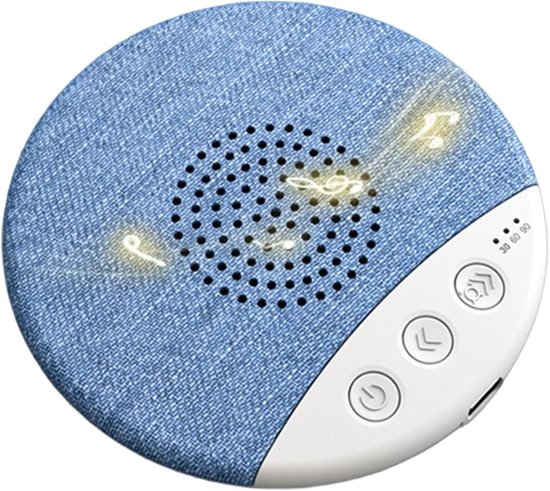 Kussen Speaker - Slaap Geluid - Rustgevende Omgeving - Ingebouwde Timer - 9.6 x 1.5 cm - Wit van Merkloos