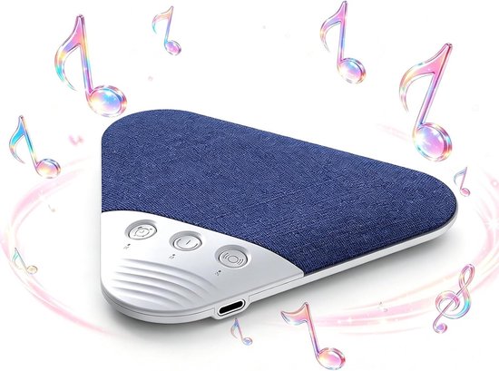 Kussenluidspreker Bluetooth - Draadloze speaker - Rustig slapen - Persoonlijke geluidsoase - 120 gram - Blauw