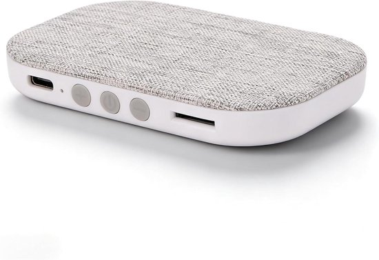 Kussenluidspreker Bluetooth - Onderste kussen geluid - Rustig slapen - Beengeleidingstechnologie - 115 x 89 x 39 cm - Wit