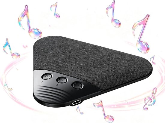 Kussenluidspreker Bluetooth - Slaaphoofdtelefoon Draadloos - Ontspannen Slapen - Persoonlijke Geluidsoase - 120 g - Zwart