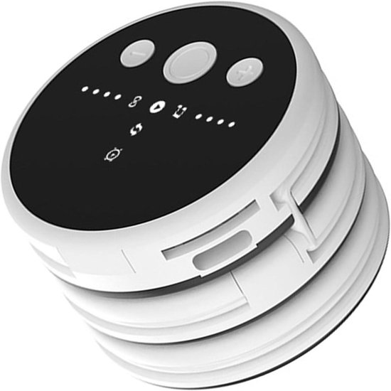 Kussenluidspreker Botgeleiding - Slaapmuziek Speaker - Ontspannen Slapen - Witte Ruis Functie - 8.5 x 6.2 x 4.2 cm - Wit