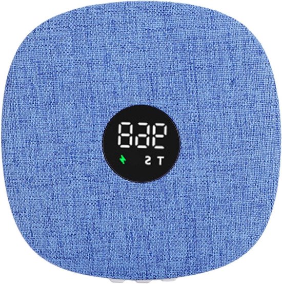 Kussenluidspreker - Dunne speaker - Ontspannen slapen - Bluetooth 5.4 - 11 mm dik - Blauw