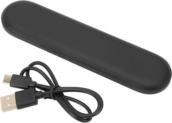 Kussenluidspreker - Mini speaker - Ontspannen slapen - Beengeleiding technologie - 6.1x1.5x0.5 inch - Zwart