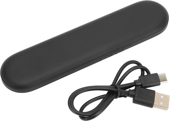 Kussenluidspreker - Mini speaker - Ontspannen slapen - Beengeleidingstechnologie - 15.5x3.6x1.2cm - Zwart