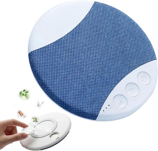 Kussenluidspreker - Onderkussen speaker - Ontspannen Slapen - Witte Ruis Geluiden - 10 x 2 x 10 cm - Wit