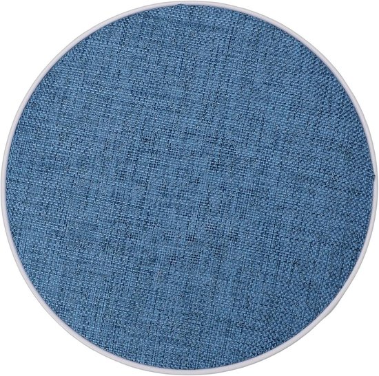 Kussenluidspreker - Plat geluid - Ontspannen slapen - 3 Witte Ruis Modi - 12 x 12 cm - Wit