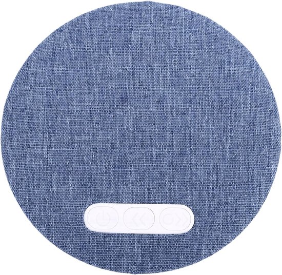 Kussenluidspreker - Slaap Geluid - Ontspannen Slapen - Ultradun Plat Ontwerp - 96 cm Diameter - Wit