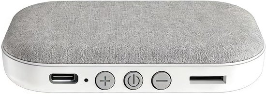 Kussenluidspreker - Slaap speaker - Ontspannen slapen - Botgeleiding technologie - 115 cm - Zwart