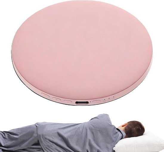 Kussenluidspreker - Slaapapparaat Geluid - Diepe Ontspanning - Privé Luisterervaring - 10 x 10 x 1.5 cm - Roze