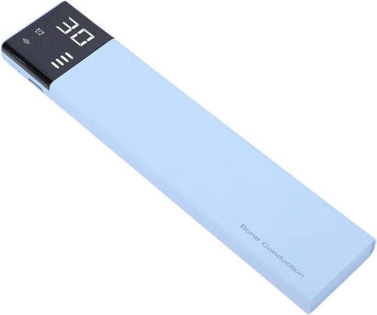 Kussenluidspreker - Slaapgeluid Apparaat - Rustig Slapen - Geluidsgeleiding Technologie - 19 x 8 x 4 cm - Donkerblauw