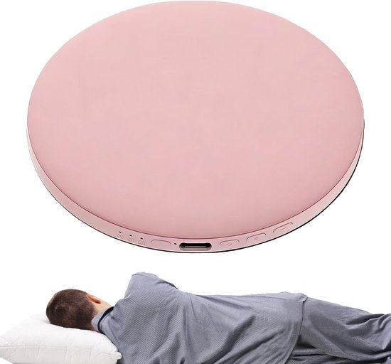 Kussenluidspreker - Slaapgeluid - Ontspannen Luisteren - Natuurlijk Geluidsveld - 10 cm - Roze