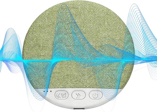Kussenluidspreker - Slaapkoptelefoon - Rustige slaap - Botgeleidingstechnologie - 23 x 116 x 23 mm - Groen