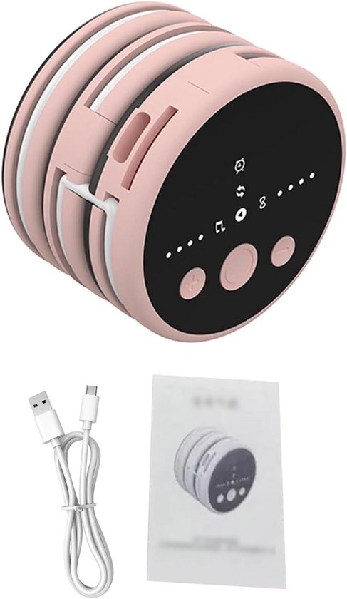 Kussenluidspreker - Slaapmuziek box - Ontspannen Slapen - Botgeleidingstechnologie - 8.5 x 6.2 x 4.2 cm - Roze