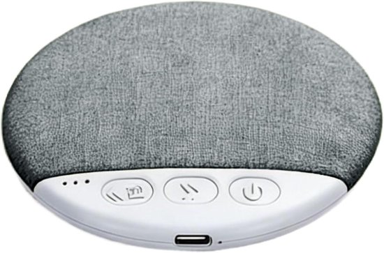 Kussenluidspreker - Slaapspeaker Botgeleiding - Rustig Slapen - Stille Geluidsoverdracht - 96 x 96 x 11 cm - Grijs
