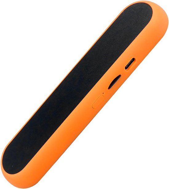 Kussenluidspreker Slapen - Mini Geluid - Betere Slaap - Botgeleiding Geluid - 130 Millimeter - Oranje