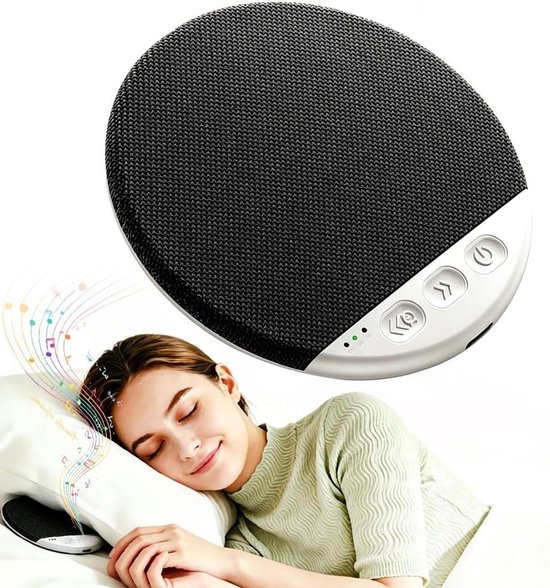 Kussenspeaker - Onder kussen speaker - Verbeteren slaap - Ultradun ontwerp - 1.1 cm dik - Zwart van Merkloos