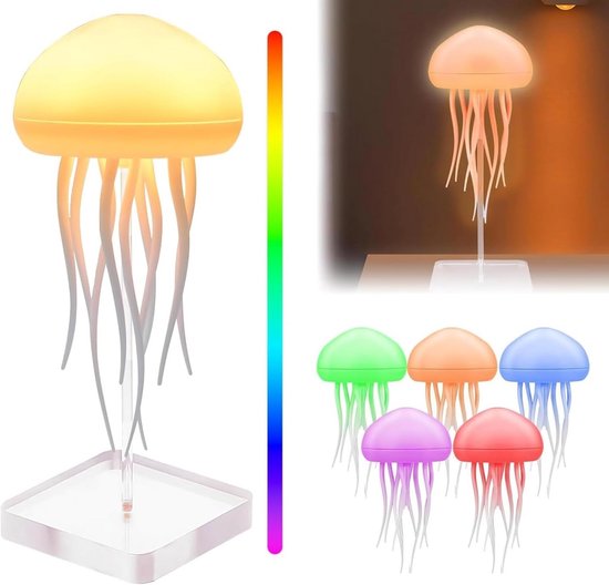 Kwallen Lamp - Jellyfish Lavalamp - Nachtlampje - Innovatief