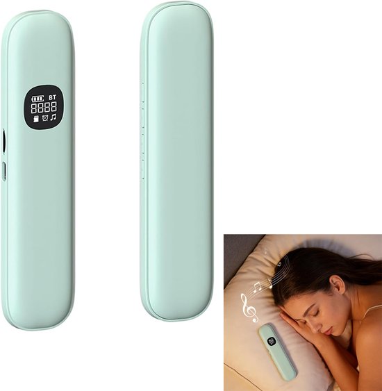 KZQ Slaap Luidspreker - Onder Kussen - Bluetooth - Botgeleiding - Witte Ruis & Timer - Slaaphulpmiddel - Voor Volwassenen & Kinderen - Groen