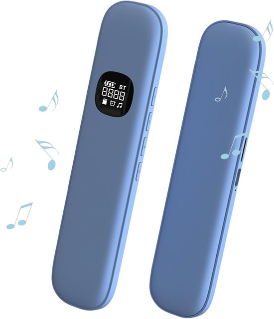 KZQ Slaap Luidspreker - Onder Kussen - Bluetooth - Botgeleiding - Witte Ruis & Timer - Slaaphulpmiddel - Voor Volwassenen & Kinderen - Lichtblauw