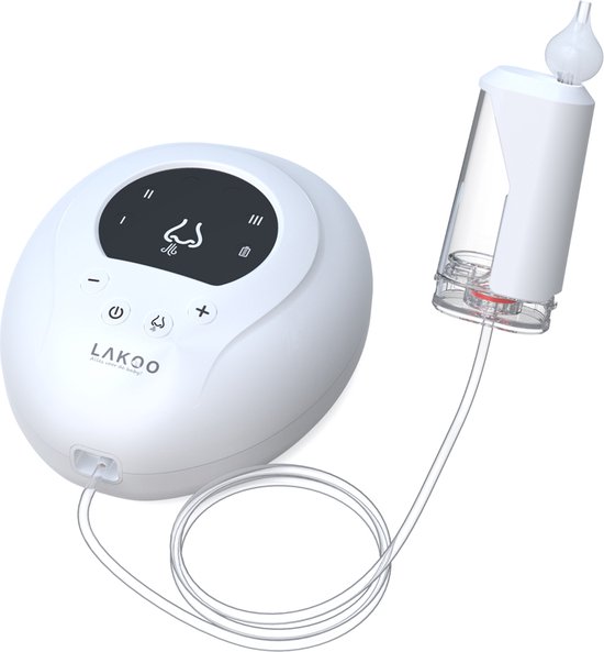 LAKOO Pro N Neuszuiger - Neusreiniger voor Pasgeborenen - 9 Instelbare Zuigniveaus van LAKOO