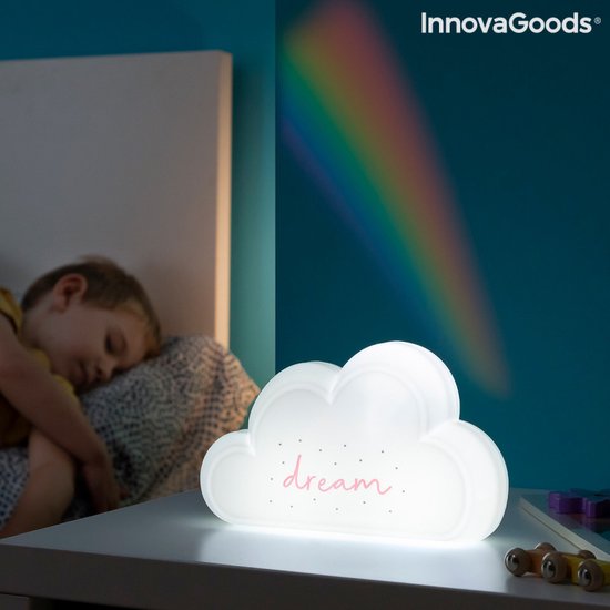 Lamp met regenboogprojector en stickers Claibow InnovaGoods van InnovaGoods