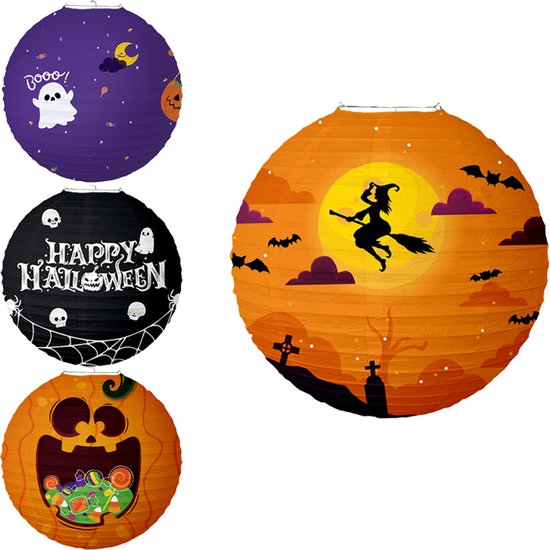 Lampionstokje - Halloween - Lampion - Decoratie Buiten - Versiering - Treklampion - Set - Sint Maarten - Licht van BTH