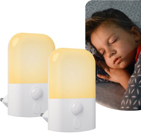 Latium Nachtlampje met Bewegingssensor - 2 stuks - Geschikt voor Baby's, Kinderen en Volwassenen van Merkloos
