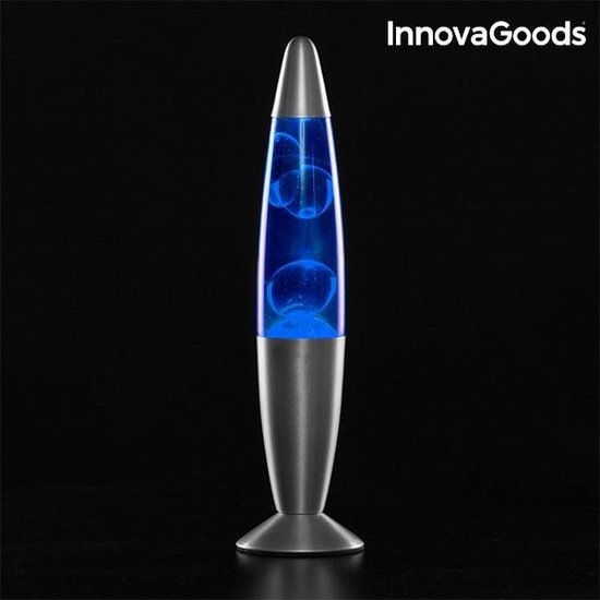 Lavalamp Blauw - Kinderkamer lamp - Kinderlamp - 25W - Magma Lavalamp - Lavalampen - Glitterlamp - Lava - Lavalamp voor kinderen