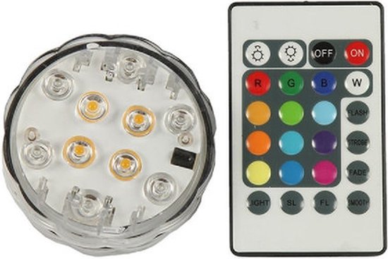 LED-Base sfeerlicht met kaarslicht effect waterproof - Excl.batterijen - 3xAAA van Grundig