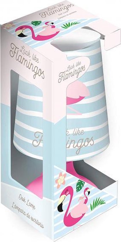 Led-bedlamp Flamingo van Merkloos