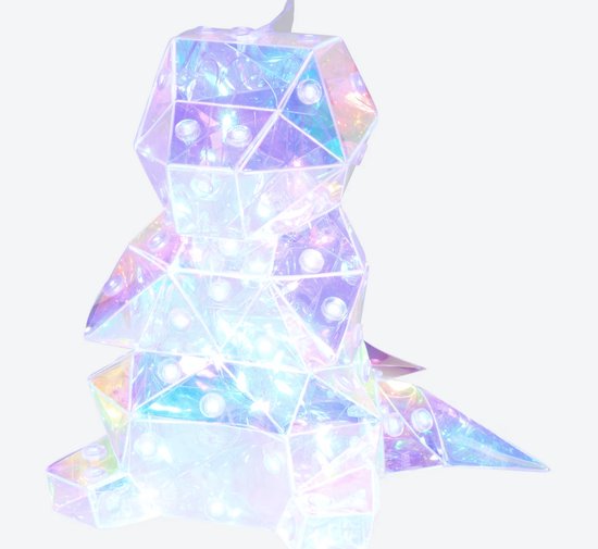 LED Dino Nachtlamp – RGB Sfeerlamp – 8 Lichtstanden – Kinderkamer van Merkloos
