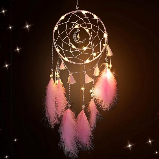 Led Dromenvanger met Warm Licht voor Kinderen - Creatieve Slaapkamer Decoratie en Geschenken van Merkloos