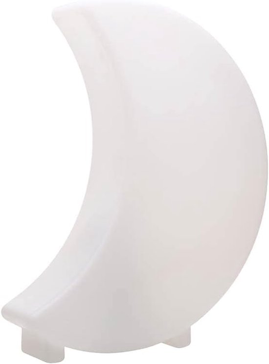 LED Maanlamp 40 cm Wit met 15 Kleuren - Sfeervol Nachtlampje voor Binnen & Buiten