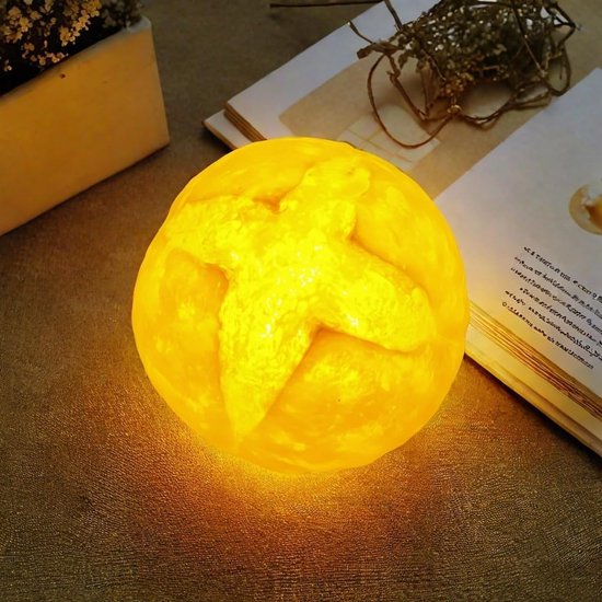 LED nacht licht analoge 3D licht grappig licht slaapkamer bed batterij licht home deco grappige verlichting brood licht - Kruisbrood van Merkloos