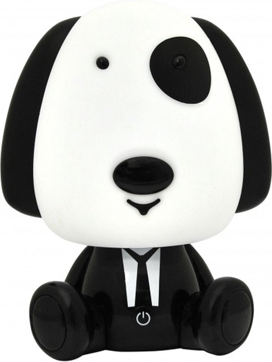 LED nachtlamp - Beer zwart-wit - Warm wit van Flow Amsterdam