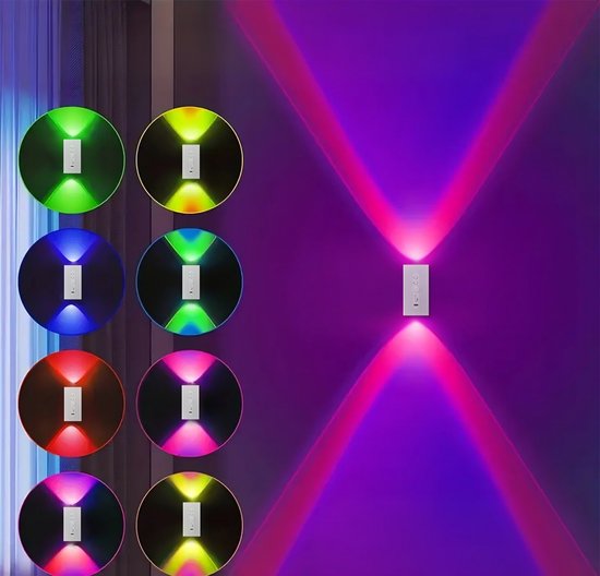 LED Nachtlampje met Bewegingssensor – 7 Kleuren, Oplaadbaar, Draadloos & Magnetisch – Ideaal voor Trap, Hal en Slaapkamer van Merkloos