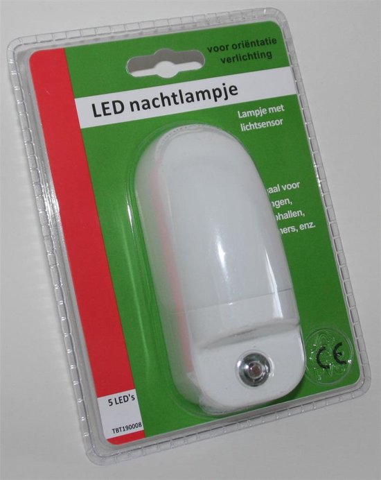 LED nachtlampje met lichtsensor van maison de france