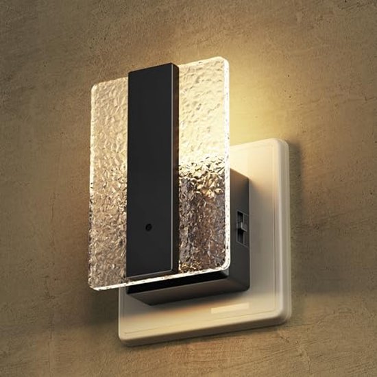 Led-nachtlampje voor kinderen met lichtsensor en instelbare helderheid, geschikt voor slaapkamer, badkamer en meer van Merkloos