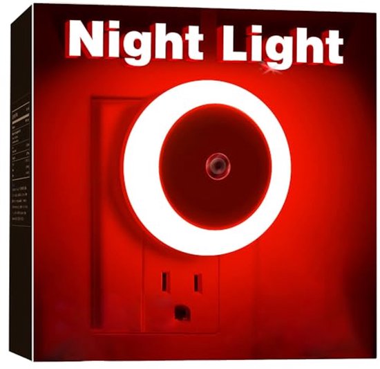 LED nachtlampje voor kinderen met schemersensor - 3 stuks - Ideaal voor kinderkamer, gang, slaap- en badkamer van Merkloos